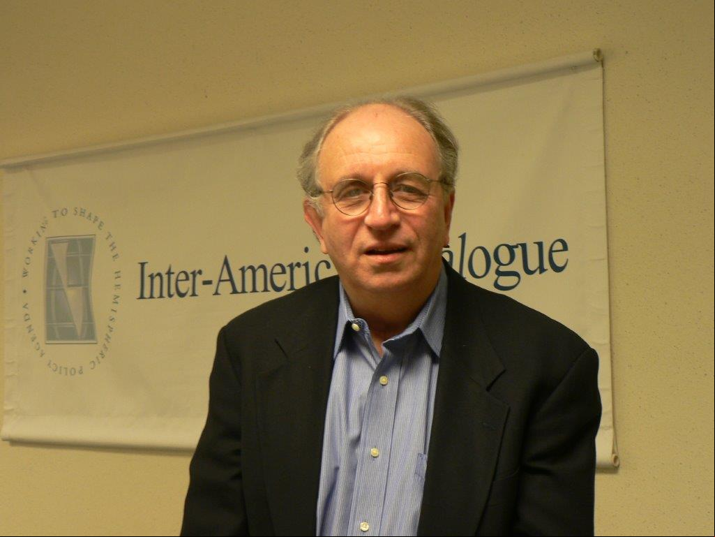 Peter Hakim, presidente de honra do Inter-American Dialogue, entidade sediada em Washington, dedicada a estudar as relações entre países do Hemisfério Ocidental