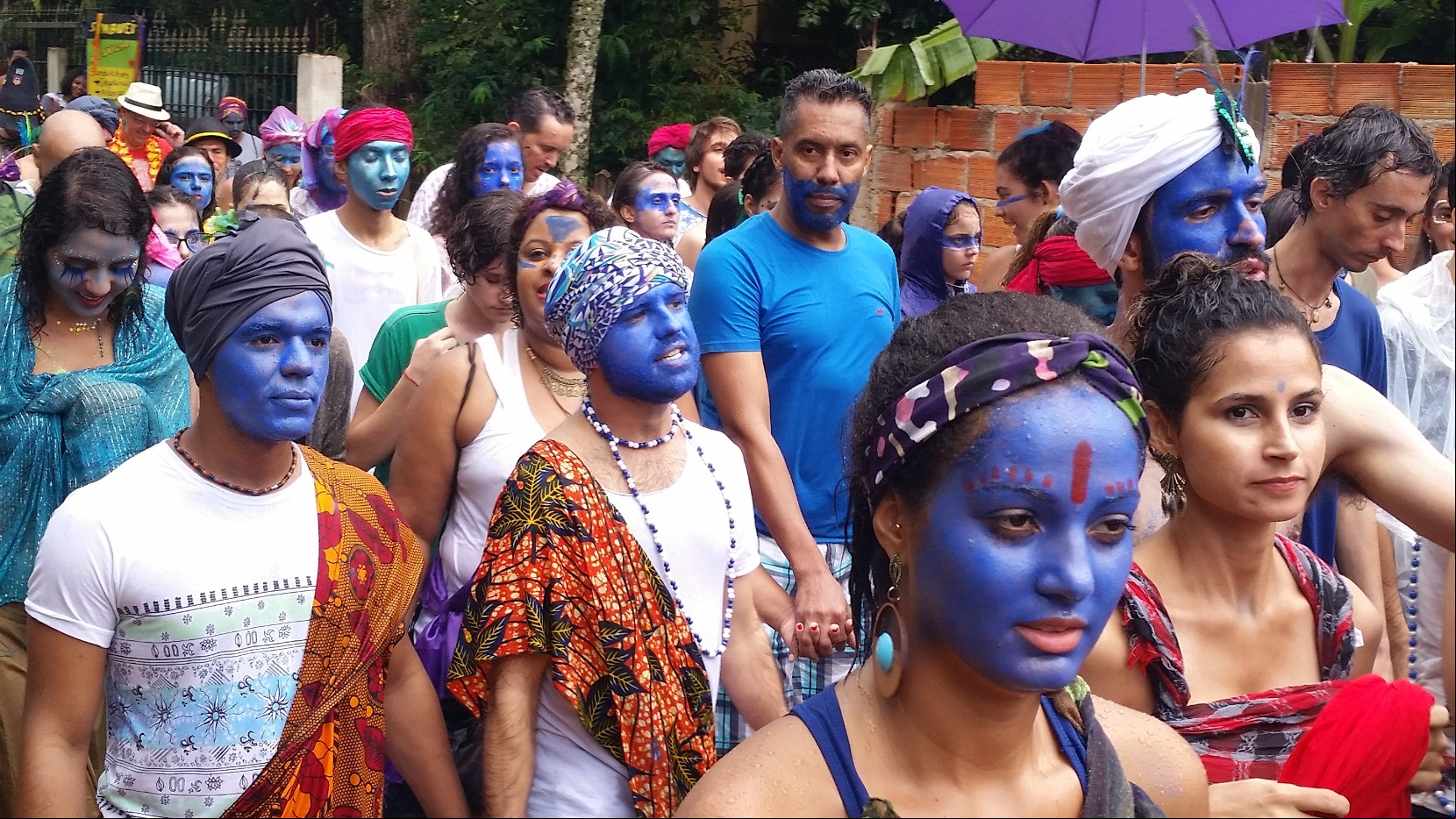 Belo Horizonte - Bloco Pena de Pavão de Krishna faz desfile espiritual em Minas Gerais (Léo Rodrigues/Agência Brasil)