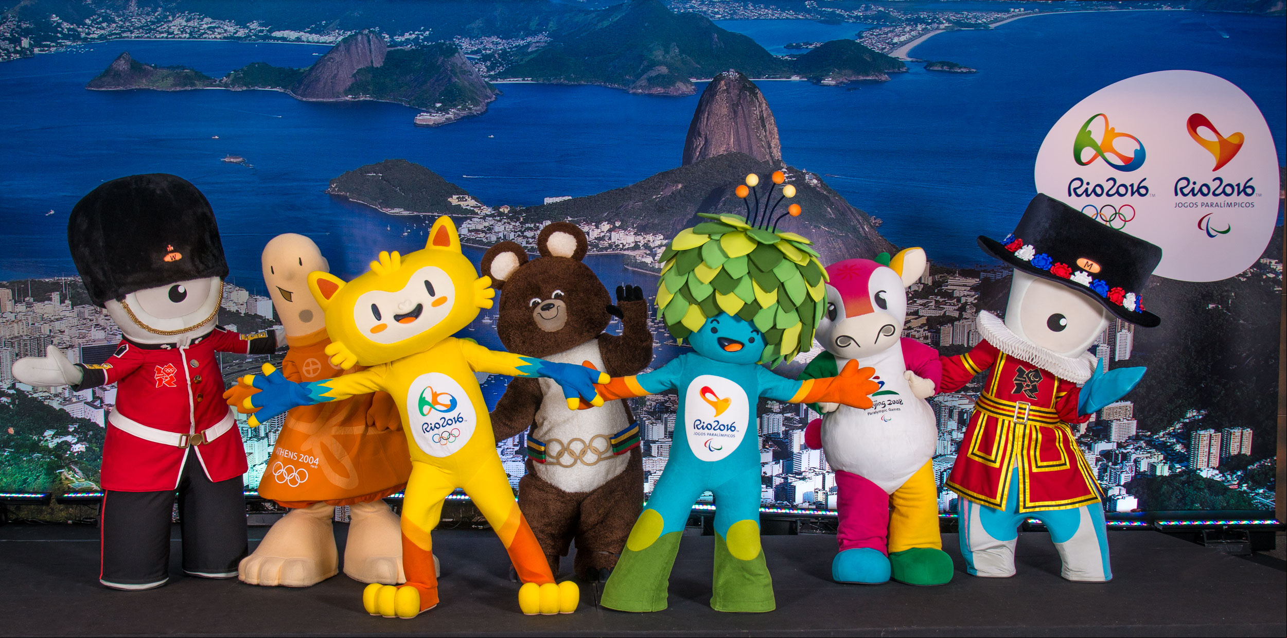 mascotes dos Jogos Olímpicos